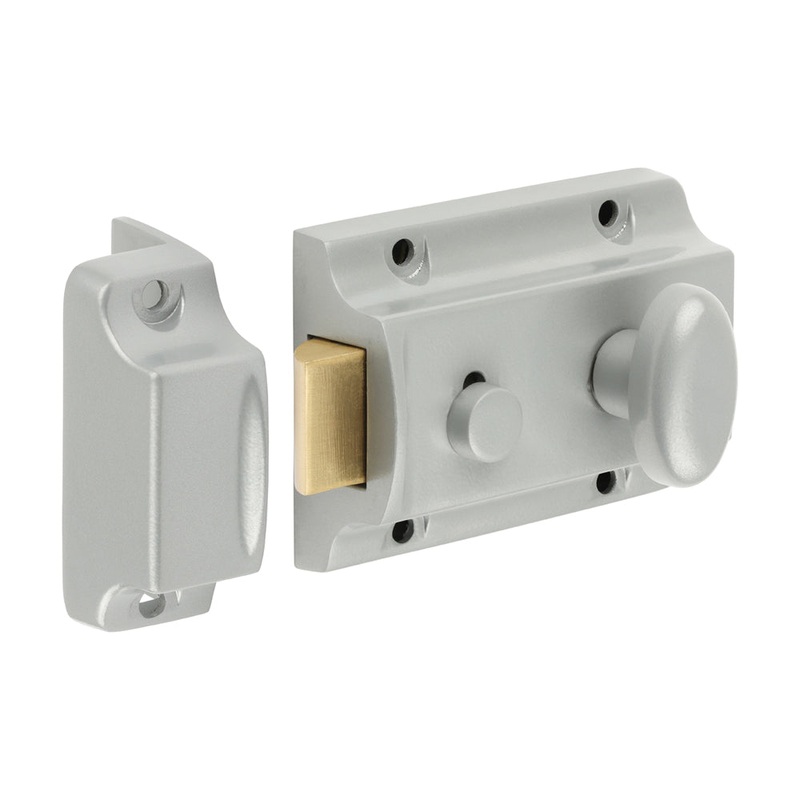 Traditional Nightlatch – Silver
