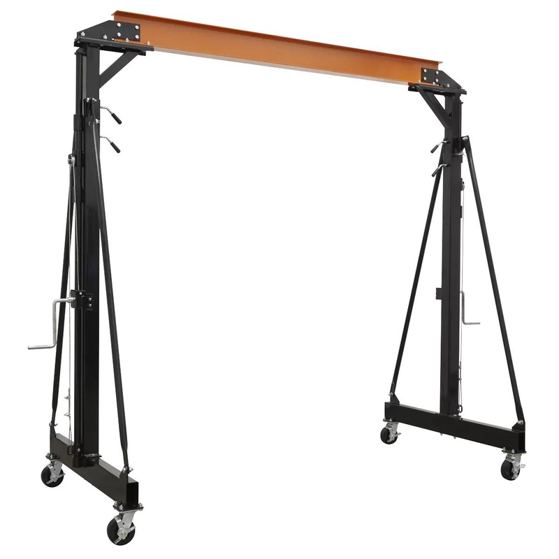 sealey-sg2000kit-portable-lifting-gantry-crane-adjustable-2-tonne-hoist-combo_1 Sealey SG2000KIT Portable Lifting Gantry Crane Adjustable 2 Tonne & Hoist Combo