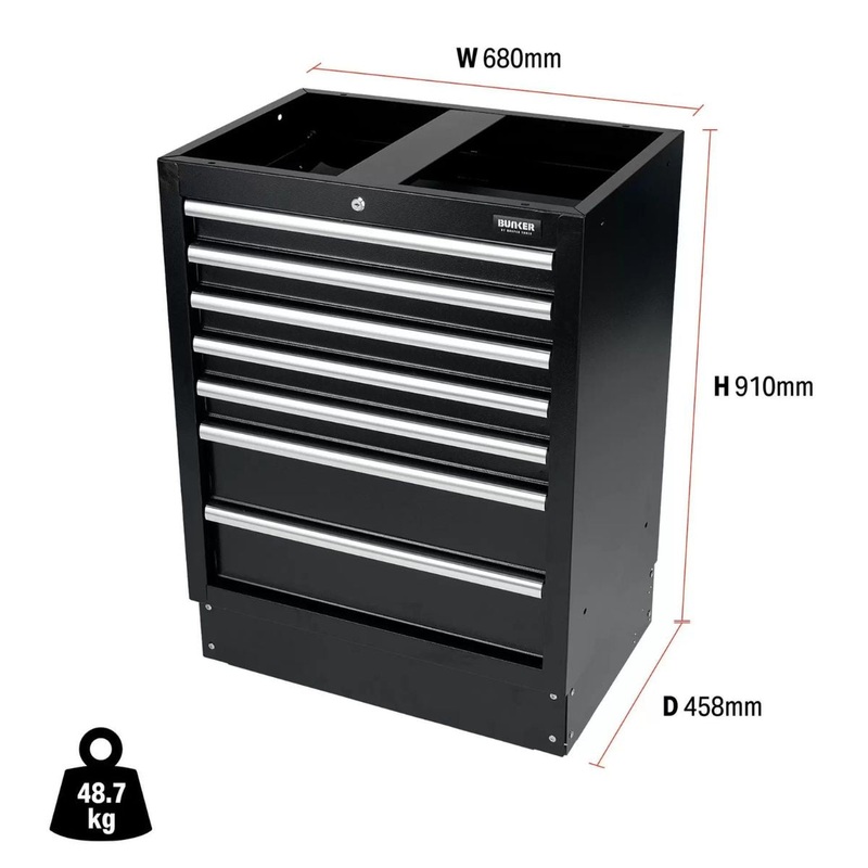 draper-ms400-7bu-bunker-modular-floor-cabinet-7-drawer-680mm-31706_1 Draper MS400-7BU BUNKER Modular Floor Cabinet 7 Drawer 680mm 31706