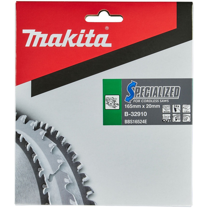makita-165-x-20-mm-x-24t-wood-specialized-circular-saw-blade-b-32910_1 Makita 165 x 20 mm x 24T Wood Specialized Circular Saw Blade B-32910