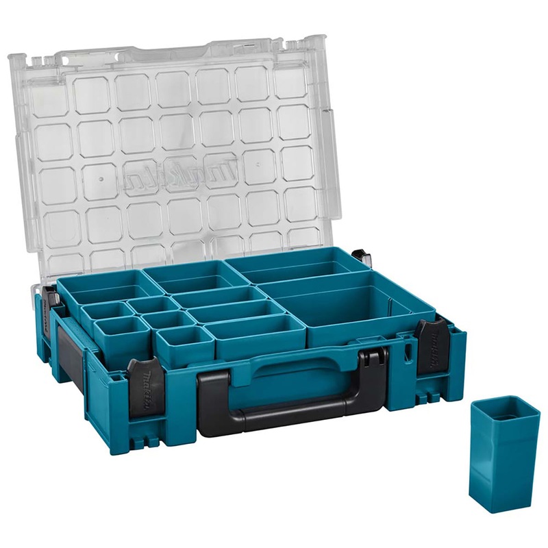 makita-191x80-2-makpac-organizer-set-with-clear-lid-13-inserts_1 Makita 191X80-2 Makpac Organizer Set With Clear Lid & 13 Inserts