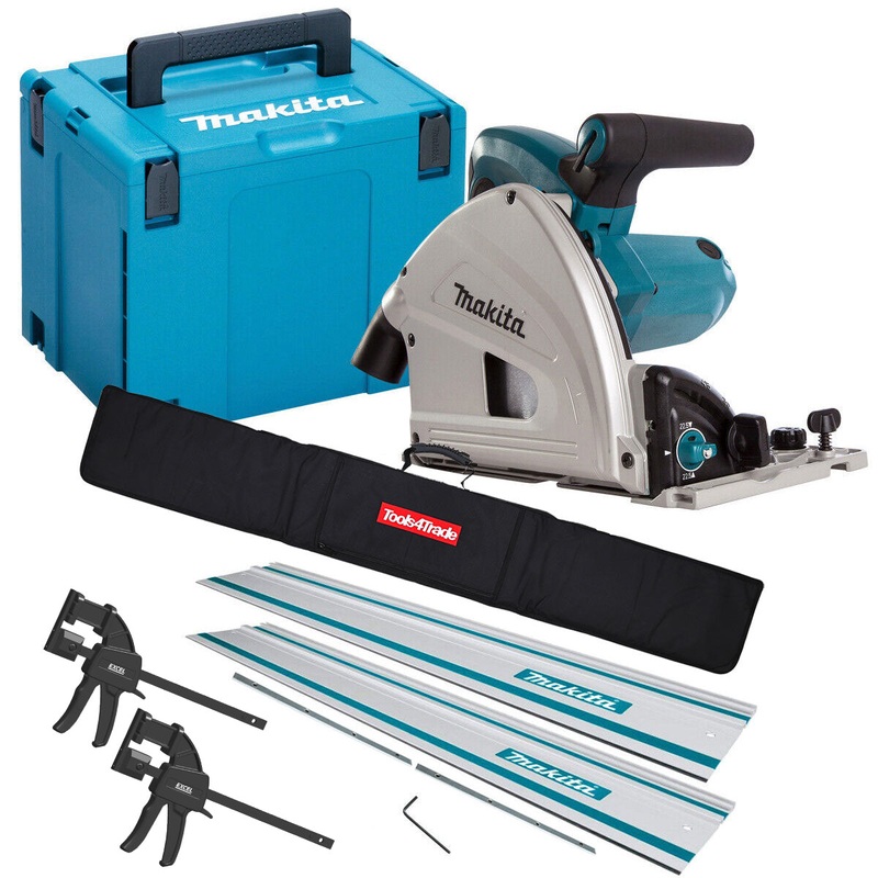 makita-sp6000j2-240v-165mm-plunge-saw-in-case-with-2-x-guide-rail-connector-bar-clamp_1 Makita SP6000J2 240V 165mm Plunge Saw in Case with 2 x Guide Rail Connector Bar & Clamp