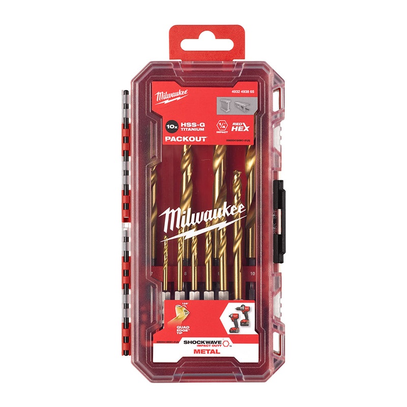 milwaukee-10-piece-shockwave-red-hex-hss-tin-metal-drill-bit-set-4932493865_1 Milwaukee 10 Piece Shockwave Red Hex HSS-TIN Metal Drill Bit Set 4932493865