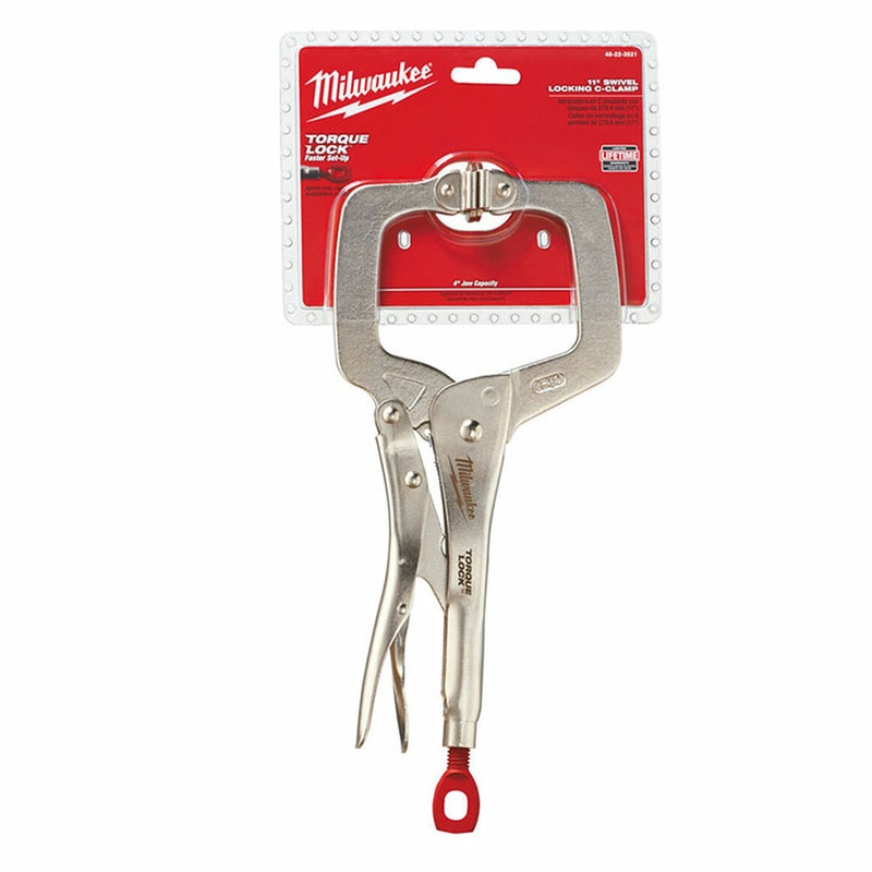 Milwaukee 11 Swivel Jaw Torque Lock Locking C-Clamp 4932471727