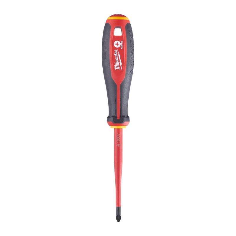 milwaukee-tri-lobe-vde-screwdriver-pz2-x-100mm-4932478726_1 Milwaukee Tri-Lobe VDE Screwdriver PZ2 x 100mm 4932478726