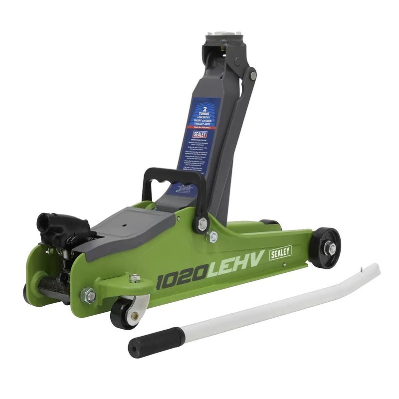 sealey-1020lehvbagcombo-2tonne-low-entry-short-chassis-trolley-jack-green_1 Sealey 1020LEHVBAGCOMBO 2tonne Low Entry Short Chassis Trolley Jack Green