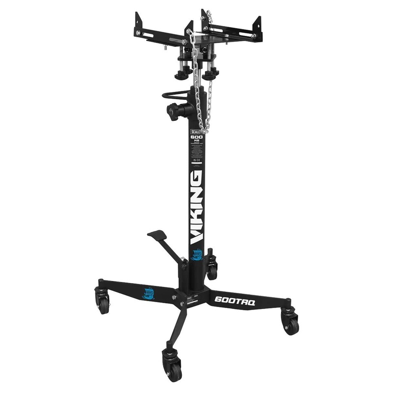 Sealey 600TRQ Transmission Jack 0.6tonne Vertical Rocket Lift