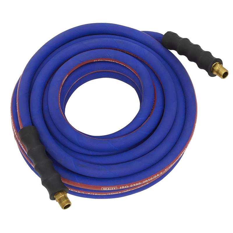 Sealey AH20R/12 Air Hose with 1/2BSP Unions Extra Heavy-Duty 20m x 13mm