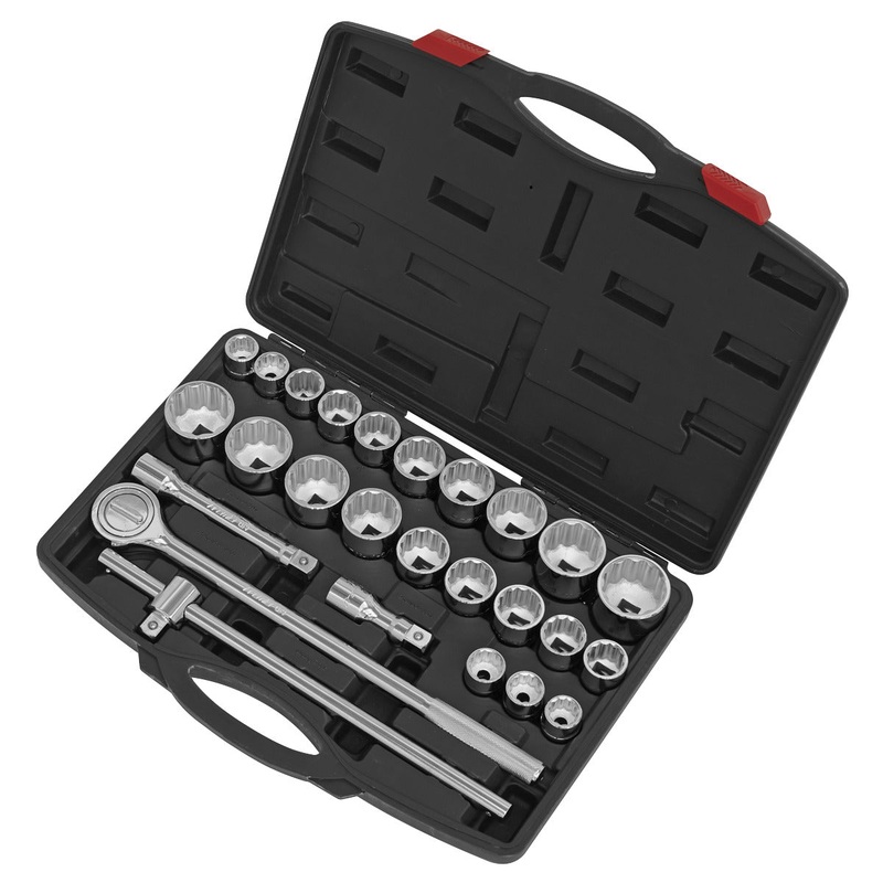 Sealey AK2582 3/4Sq Drive Socket Set 26pc