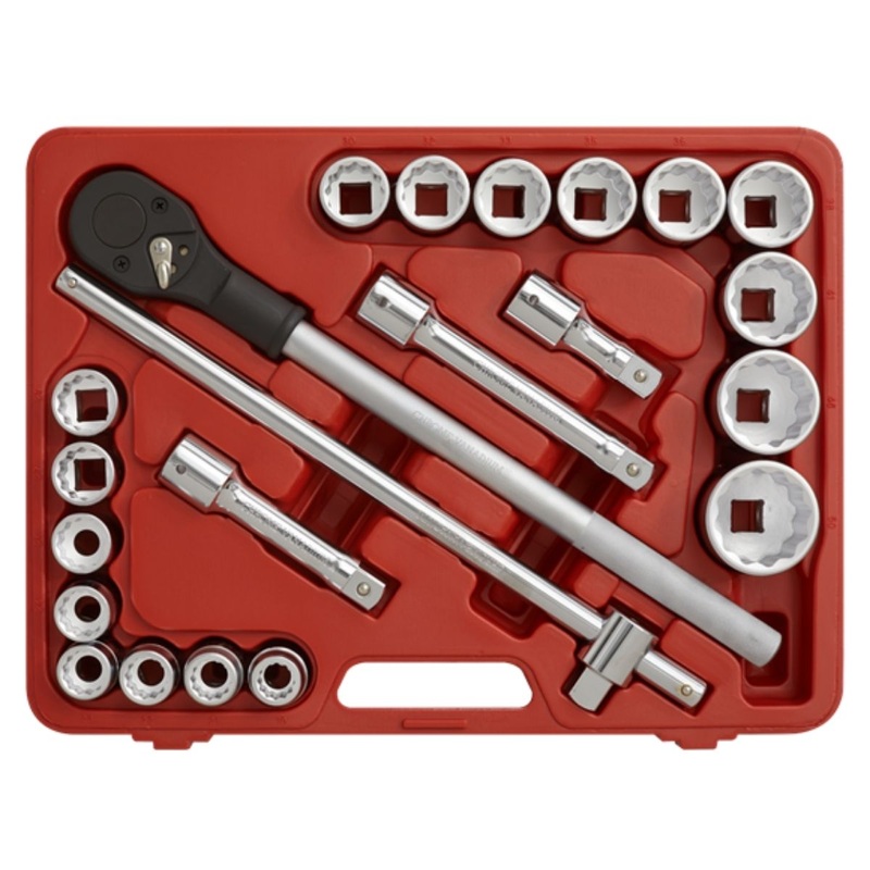 sealey-ak2598-3-4sq-drive-12-point-walldrive-socket-set-22pc_1 Sealey AK2598 3/4Sq Drive 12-point WallDrive Socket Set 22pc