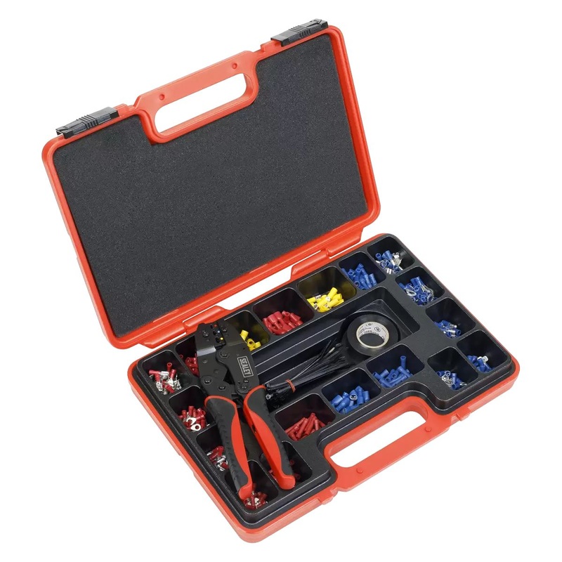 Sealey AK386 Ratchet Crimping Tool Kit 552 Piece