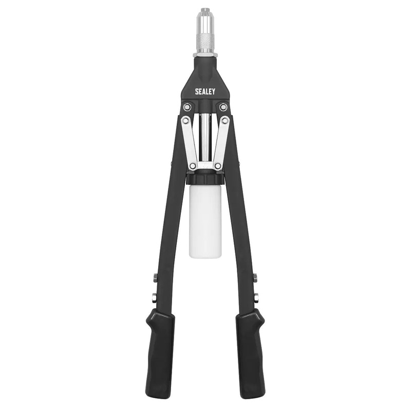 sealey-ak3981-long-arm-riveter-with-collection-bowl-heavy-duty_1 Sealey AK3981 Long-Arm Riveter with Collection Bowl Heavy-Duty