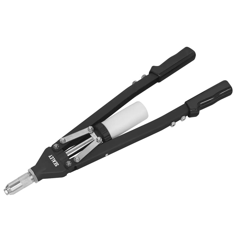 Sealey AK3981 Long-Arm Riveter with Collection Bowl Heavy-Duty