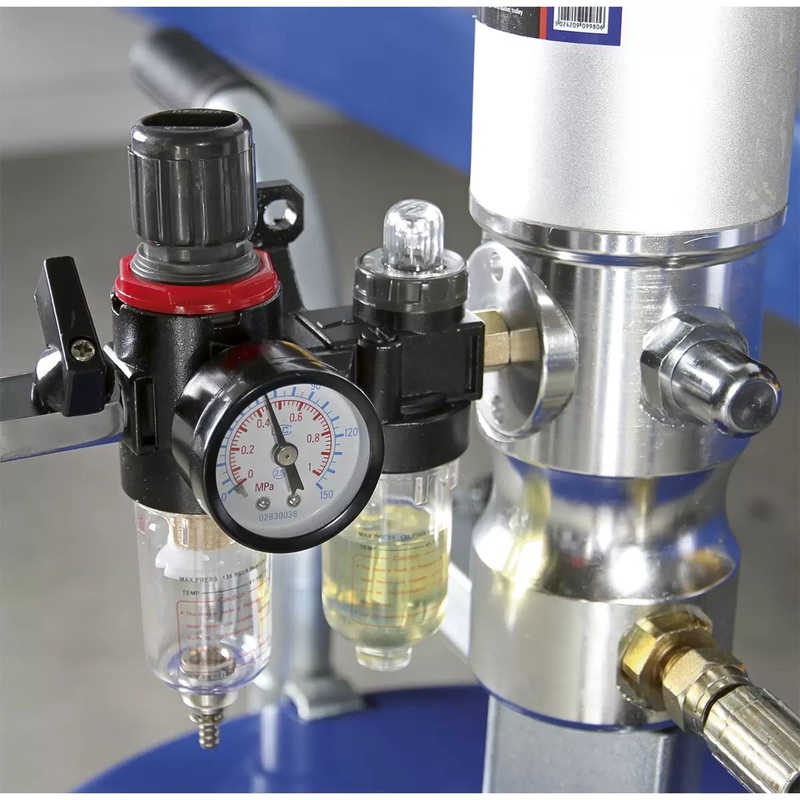 sealey-ak453x-grease-pump-air-operated-50kg_1 Sealey AK453X Grease Pump Air Operated 50kg