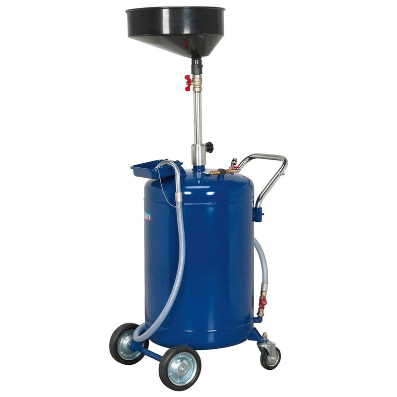 Sealey AK458DX 110L Air Discharge Mobile Oil Drainer