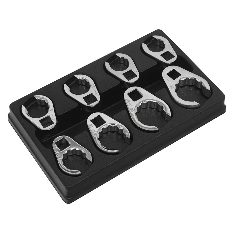 Sealey AK5981 Premier Crow’s Foot Spanner Set 1/2Sq Drive 8pc