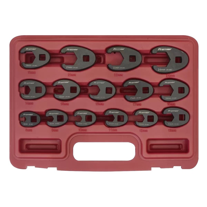 sealey-ak5983-crow-s-foot-spanner-set-15pc-3-8sq-drive-metric_1 Sealey AK5983 Crow’s Foot Spanner Set 15pc 3/8Sq Drive Metric