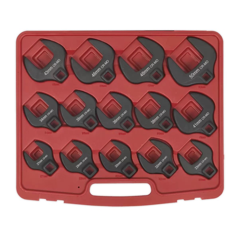 sealey-ak59831-crow-s-foot-spanner-set-14pc-1-2in-sq-drive-metric_1 Sealey AK59831 Crow’s Foot Spanner Set 14pc 1/2in Sq Drive Metric