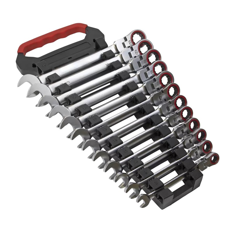Sealey AK63942 Ratchet Combination Spanner Set 12pc