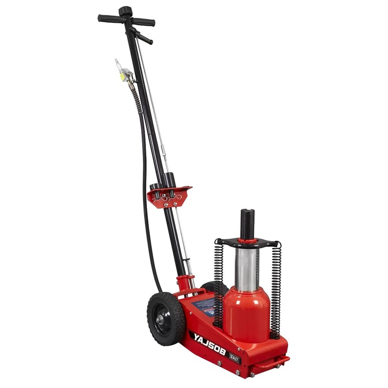 sealey-yaj50b-air-operated-single-stage-trolley-jack-50-tonne-heavy-duty-lifting-for-professional-use_1 Sealey YAJ50B Air Operated Single Stage Trolley Jack 50 Tonne Heavy-Duty Lifting for Professional Use