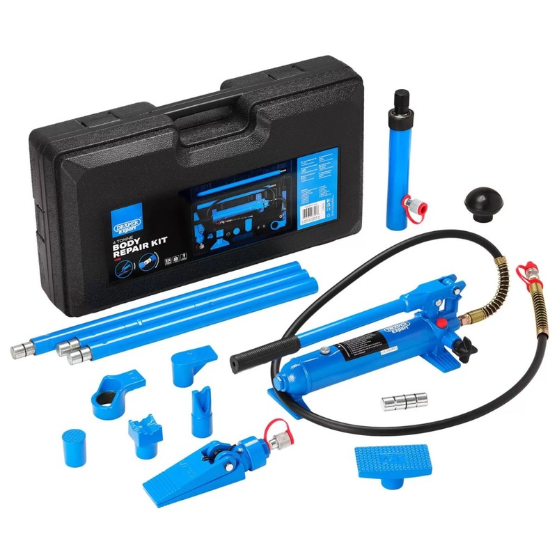 Draper BRKIT4 Hydraulic Body Repair Kit 4 Tonne 15 Piece 13590