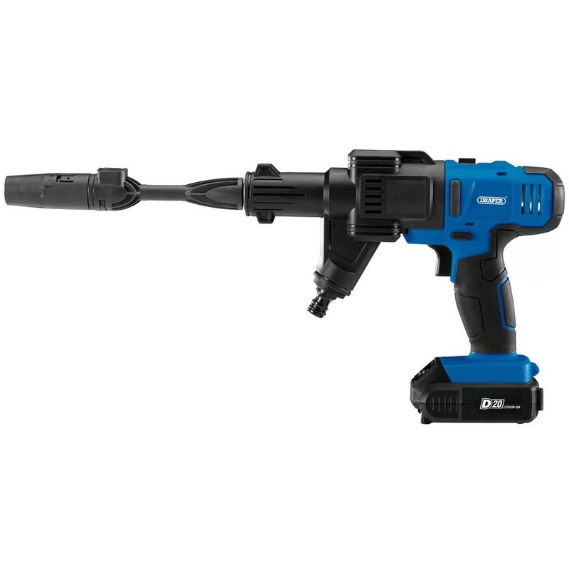 draper-d20pw16barkit-20v-pressure-washer-kit-with-1x-2ah-battery-and-charger-97533_1 Draper D20PW16BARKIT 20V Pressure Washer Kit with 1x 2Ah Battery and Charger 97533
