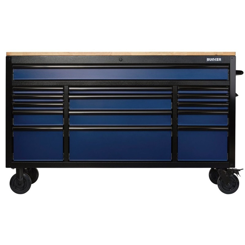 draper-b100-61b-bunker-61-workbench-roller-tool-cabinet-15-drawer-blue-10747_1 Draper B100-61B BUNKER 61 Workbench Roller Tool Cabinet 15 Drawer Blue 10747