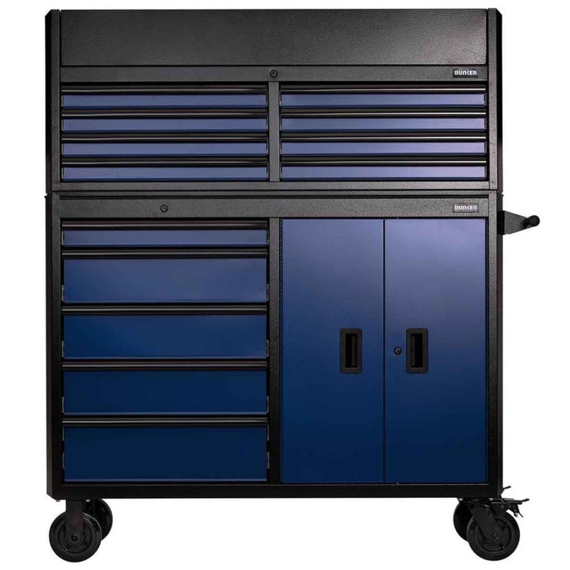 draper-b200-52c-bl-52r-bunker-52-combined-roller-cabinet-and-tool-chest-13-drawer-blue-24254_1 Draper B200-52C-BL/52R BUNKER 52 Combined Roller Cabinet and Tool Chest 13 Drawer Blue 24254