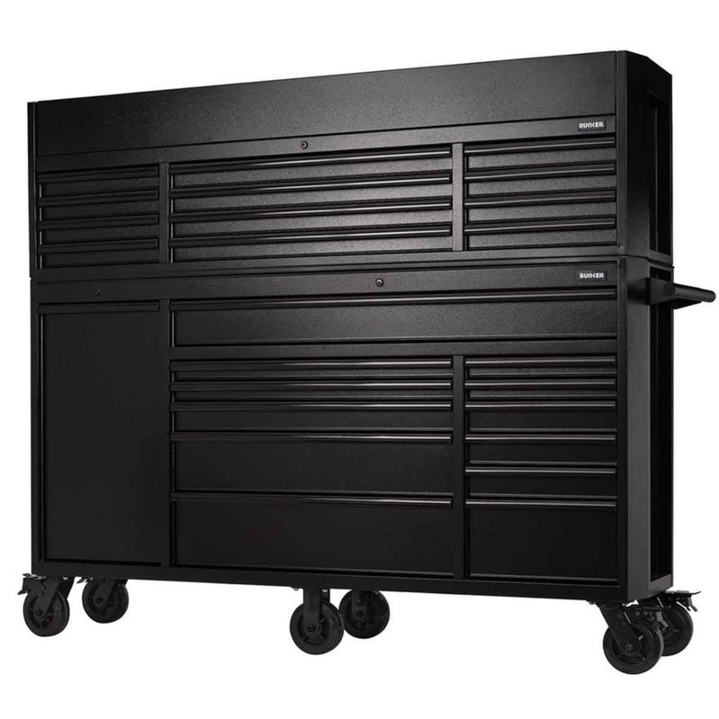 Draper B200-72C/72R BUNKER 72 Combined Roller Cabinet and Tool Chest 25 Drawer 24253