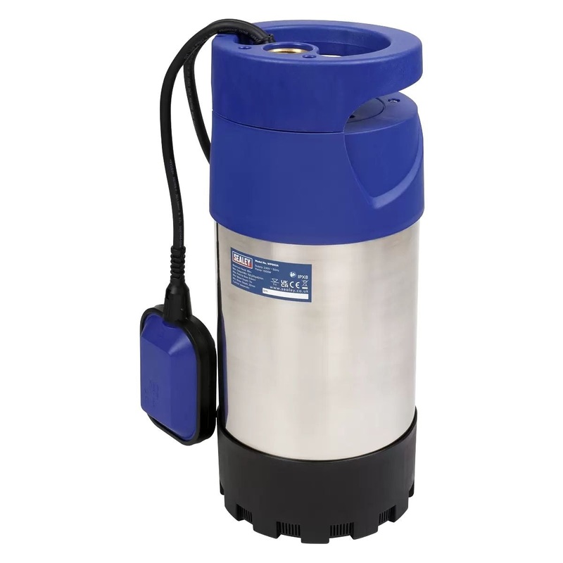 sealey-wps92a-submersible-stainless-water-pump-92l-min-230v_1 Sealey WPS92A Submersible Stainless Water Pump 92L/min 230V
