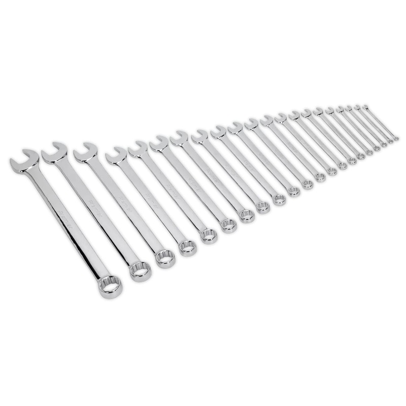 Sealey AK6083 Combination Spanner Set 21pc Jumbo Metric