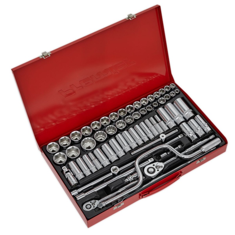 Sealey AK694 3/8 & 1/2Sq Drive Socket Set 64pc