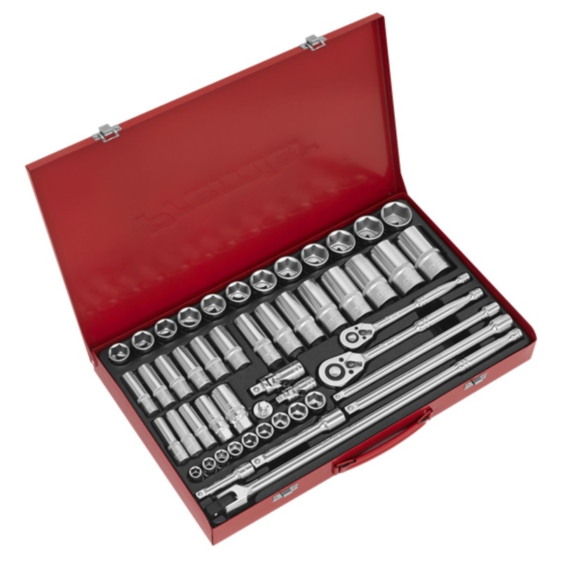 Sealey AK6942 3/8& 1/2Sq Drive Socket 50pc Set