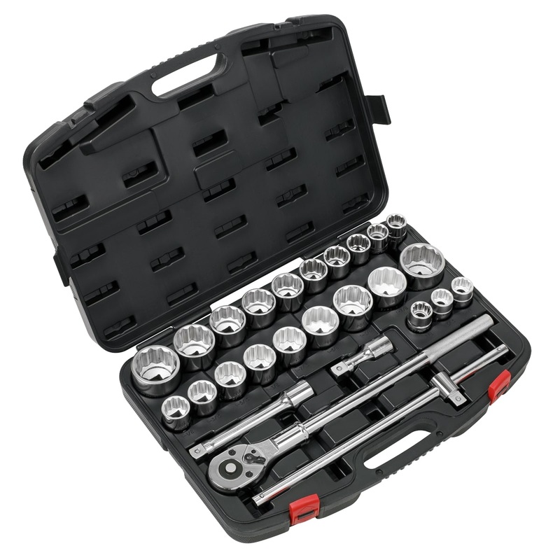 Sealey AK2584 Socket Set 26pc 3/4Sq Drive 12-point WallDrive