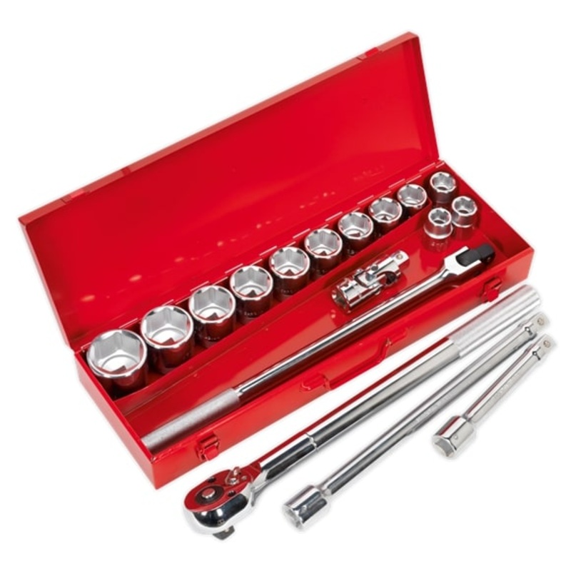 Sealey AK2597 3/4Sq Drive Socket 17pc Set