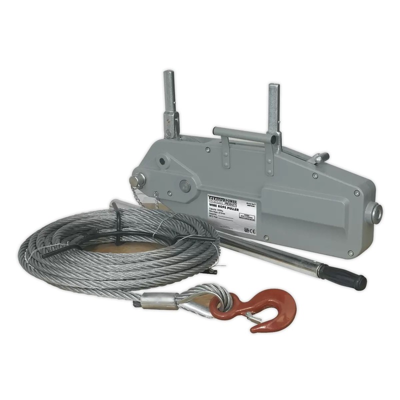 sealey-wrp3200-wire-rope-puller-3200kg_1 Sealey WRP3200 Wire Rope Puller 3200kg