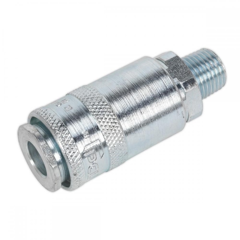 sealey-ac01bp-coupling-body-male-1-4bspt-pack-of-50_1 Sealey AC01BP Coupling Body Male 1/4BSPT Pack of 50