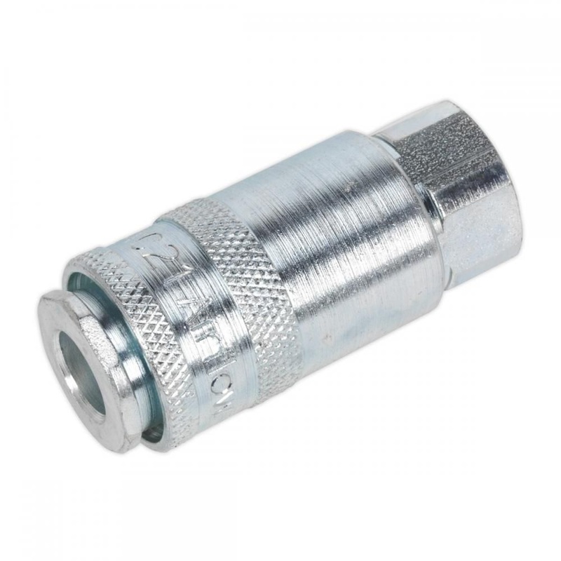 sealey-ac13bp-coupling-body-female-1-4bsp-pack-of-50_1 Sealey AC13BP Coupling Body Female 1/4BSP Pack of 50