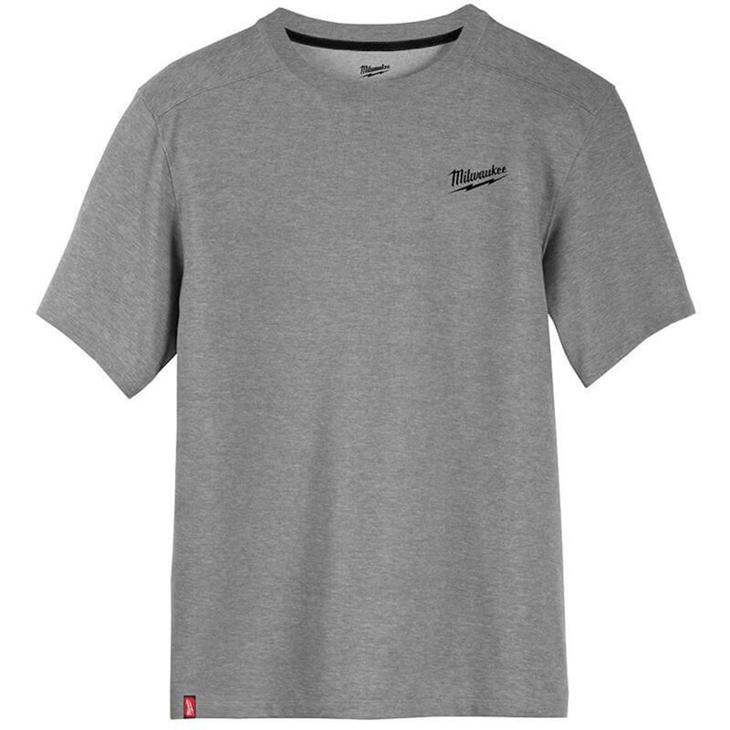 Milwaukee Grey Hybrid Short Sleeve T-Shirt – Medium 4932492969
