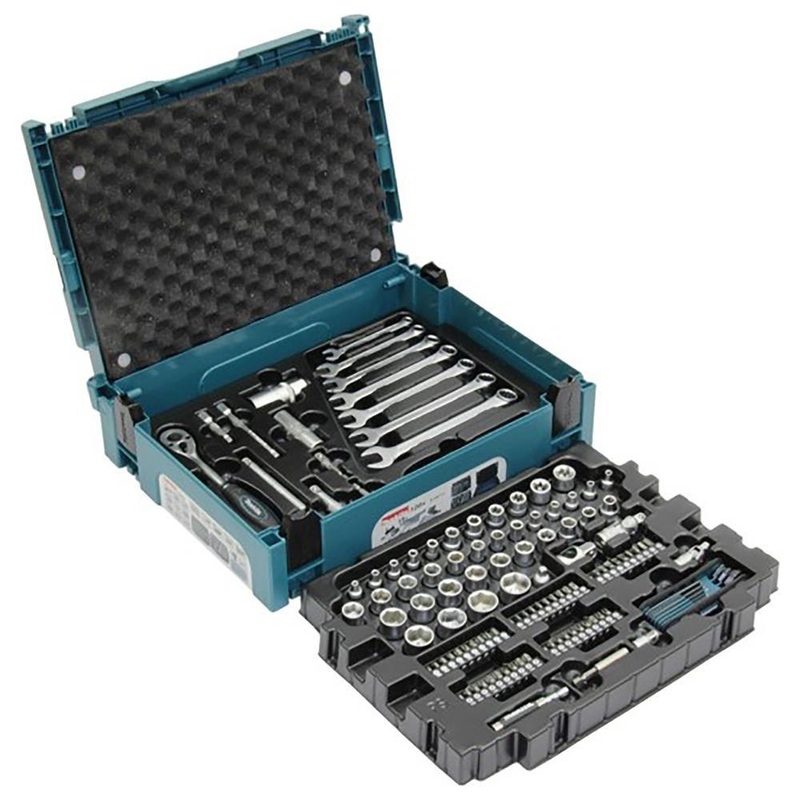 Makita 120 Piece Maintenance Set In A Makpac Case E-08713