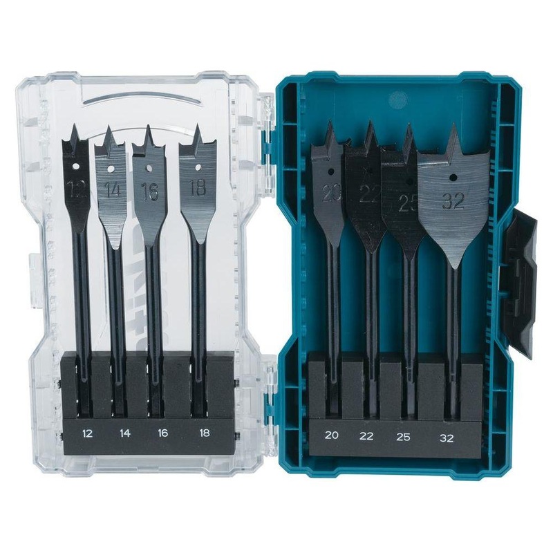 Makita 8 Pc Flat Bit Set E-08698