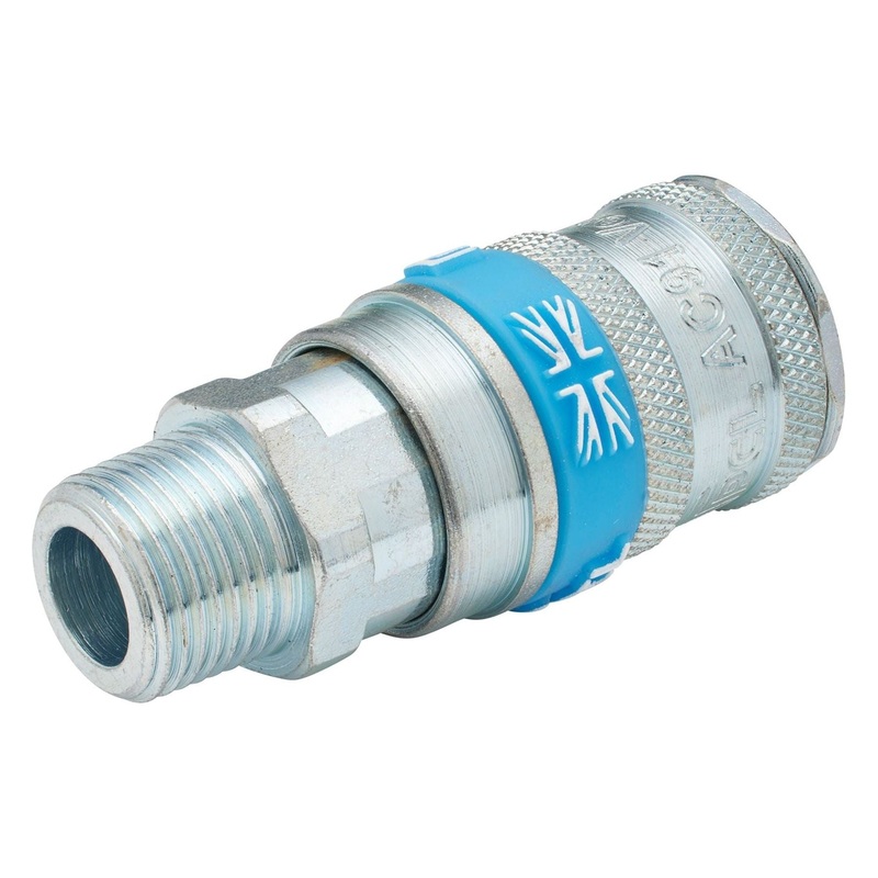 Draper 3/8 BSP Taper Male Thread Vertex Air Coupling