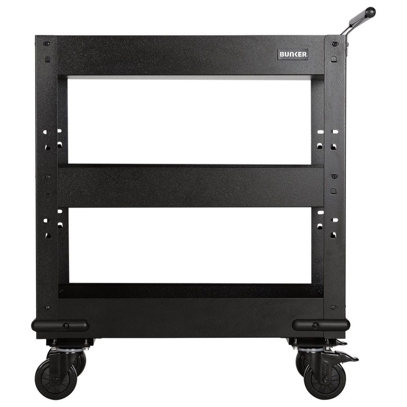 bunker-3-tier-trolley-with-pull-handle-and-stainless-steel-worktop-714mm_1 Bunker 3 Tier Trolley with Pull Handle and Stainless Steel Worktop, 714mm