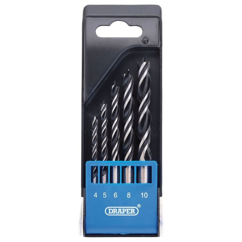 draper-brad-point-drill-bit-set-5-piece_1 Draper Brad Point Drill Bit Set (5 Piece)
