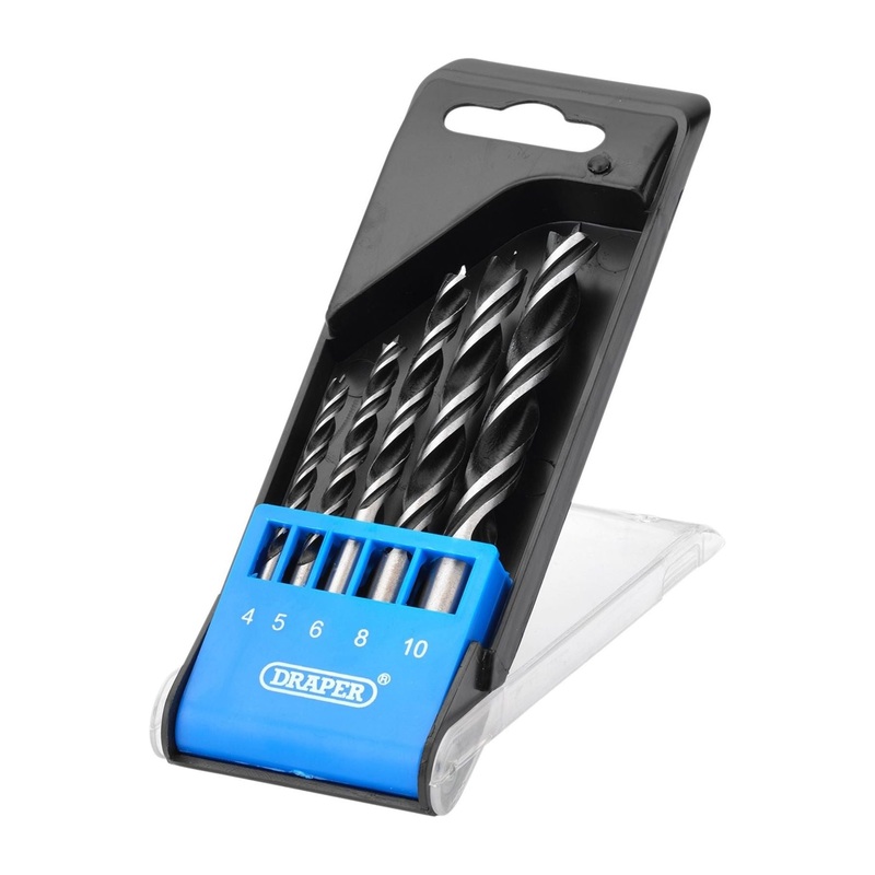 Draper Brad Point Drill Bit Set (5 Piece)