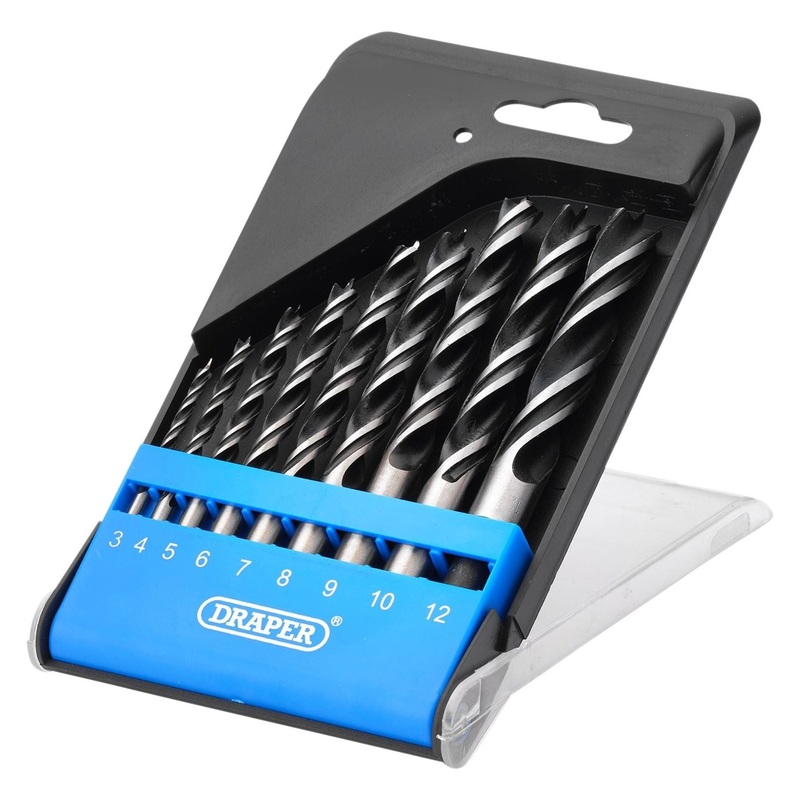 Draper Brad Point Drill Bit Set (9 Piece)