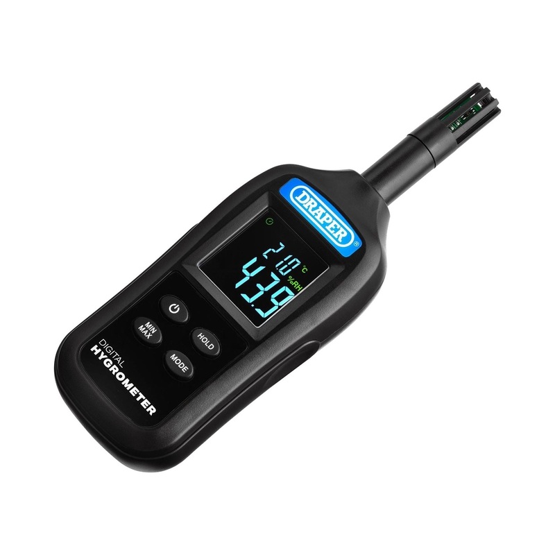 Handheld Digital Hygrometer – Humidity and Temperature Meter, 0-100% RH and -20 to +70C