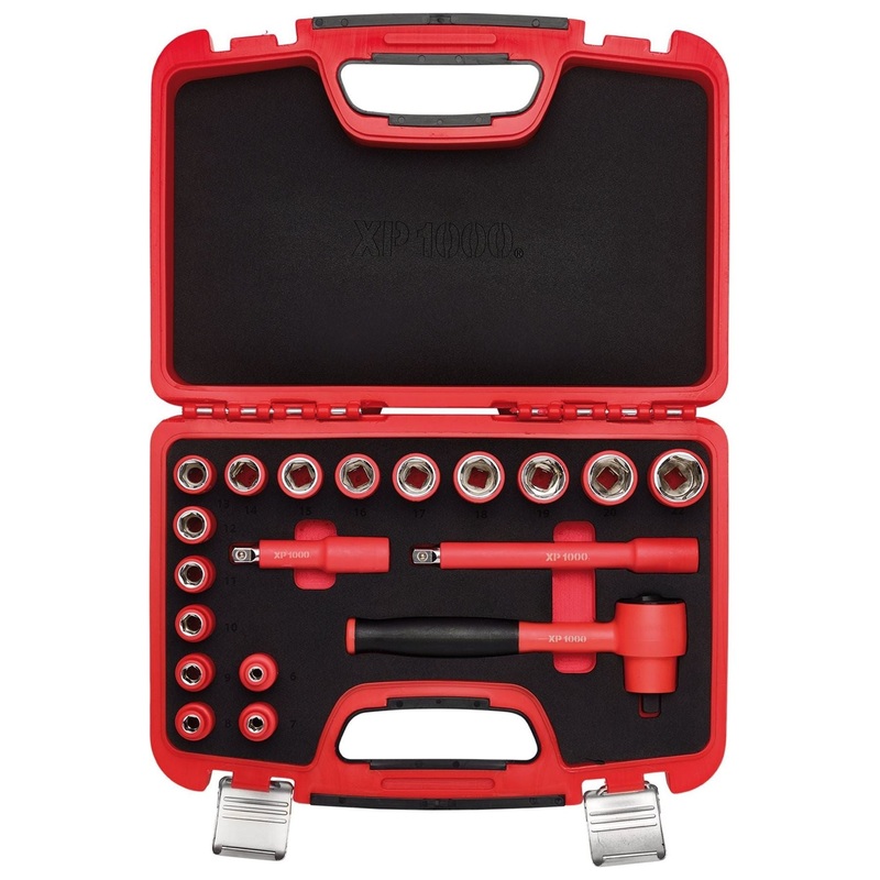 draper-xp1000-vde-metric-socket-set-3-8-sq-dr-19-piece_1 Draper XP1000 VDE Metric Socket Set, 3/8  Sq. Dr. (19 Piece)