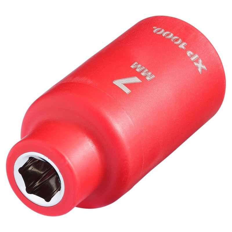 Draper XP1000 VDE Socket, 3/8 Sq. Dr., 7mm