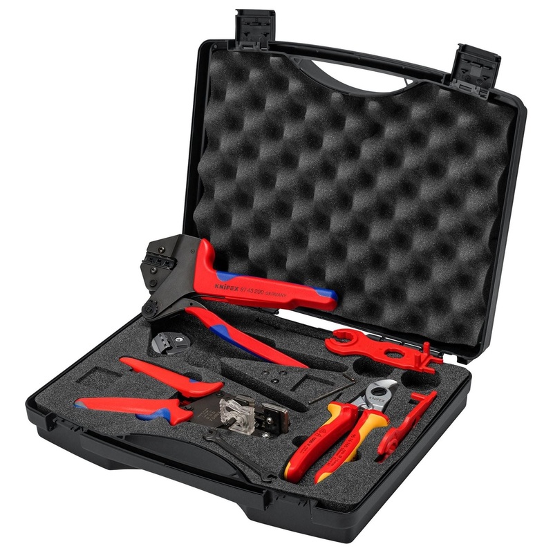 Knipex 97 91 04 V02 Tool Case for Solar Cable Connectors MC4 (Multi-Contact)